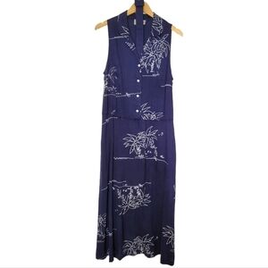 ANTELS Vintage Shirt Dress in Tropical Print